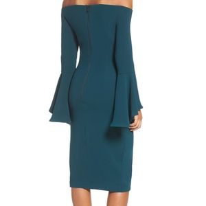 Solange' Off the Shoulder Midi Dress